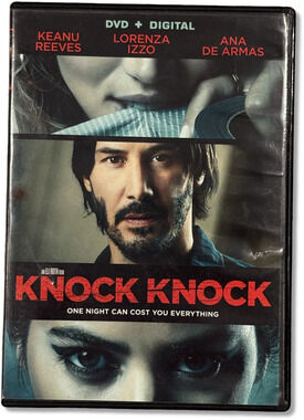 KNOCK KNOCK DVD 2016 Keanu Reeves Eli Roth Film Ana de Armas Lorenza Izzo Horror